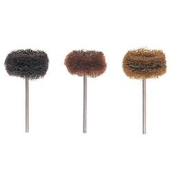 Miniature HP Scotch Brite Brush for Final Buffing and Smoothing of Appliances, Fine, Package of 12 Wheels.