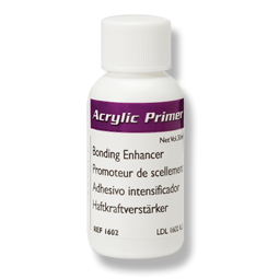 33-1602 Acrylic Primer - to Prepare Acrylic Surface for addition of Repair or Relining Acrylic Resins, 1oz. bottle
