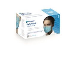 Medicom TailorMade Blue Earloop Mask, Level 1, 50/bx