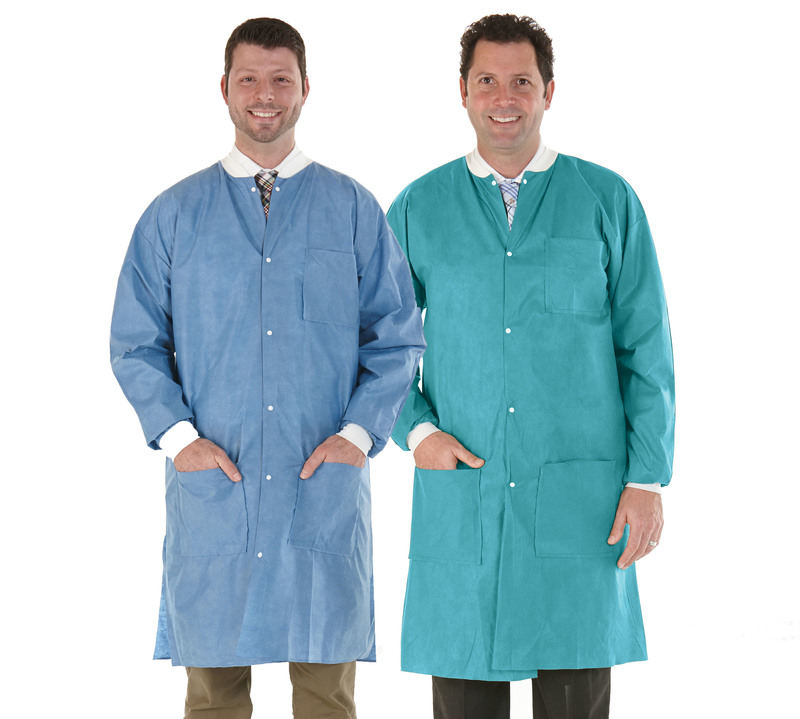 16-8110-A SafeWear Lab Coat - White Frost - Small 12/Pk.