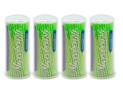 Microbrush Regular Green Applicators, 400/pk