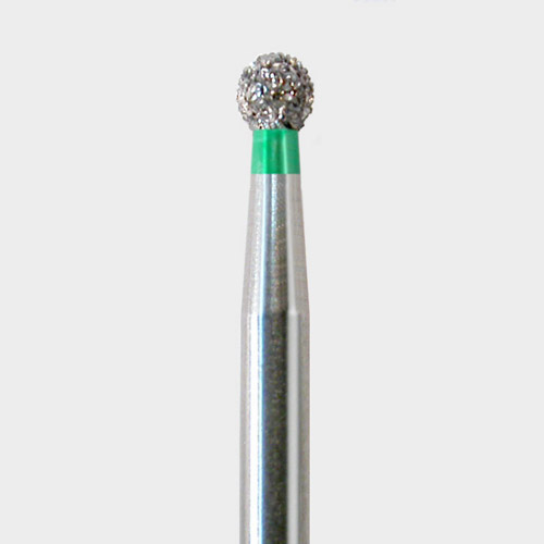 124-0118C FG #0118 (801.018) Coarse Grit, Ball Shaped Disposable Diamond Bur, Pack of 25.