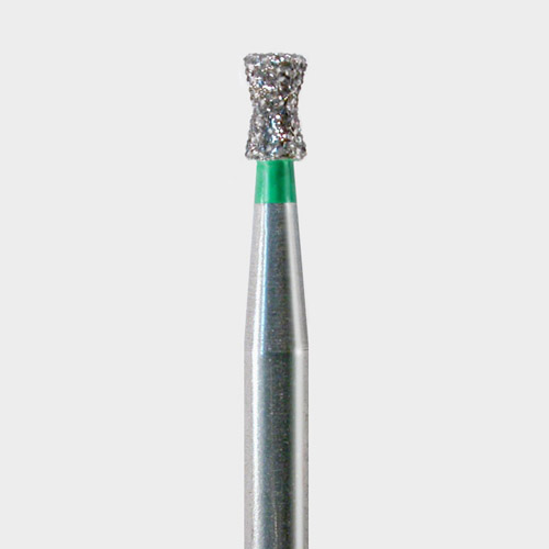 124-0416C FG #0416 (813.016) Coarse Grit, Double Inverted Cone Disposable Diamond Bur, Pack of 25.