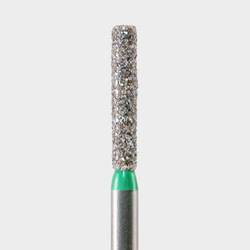 FG #0614.8 Coarse Grit, Modified Flat End Cylinder Shape, Disposable Diamond Bur, Pack of 25.