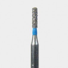 124-0710MS FG #0710 (835.010) Medium Grit, SS (Short Shank) Flat End Cylinder Disposable Diamond Bur, Pack of 25.