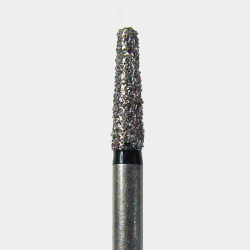 124-0816.6CS FG #0816.6 (S846KR-0160) Coarse Grit, SS (Short Shank) Modified Flat End Taper Disposable Diamond Bur, Pack of 25.