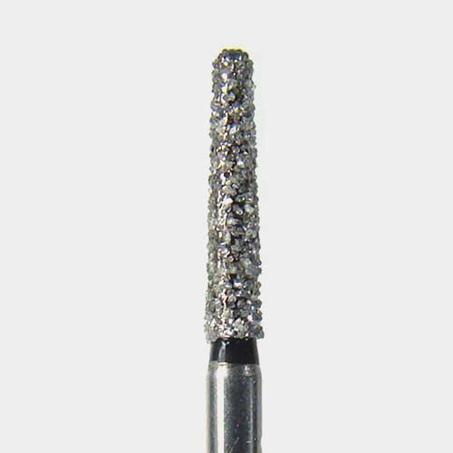 124-0916.10C FG #0916.10 (848.016) Coarse Flat End Taper Disposable Diamond Bur, Pack of 25.