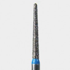 FG #1112.10 (850.012) Medium Grit, Round End Taper Disposable Diamond Bur, Pack of 25.