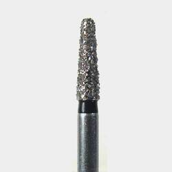 FG #1116.6 SS (Short Shank) S855.016 Coarse Grit, Round End Taper Disposable Diamond Bur, Pack of 25.