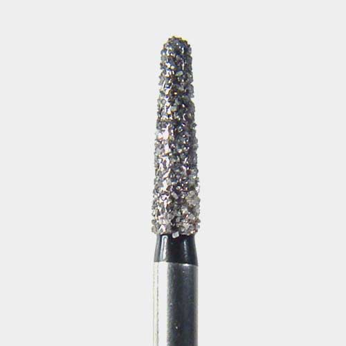 124-1116.7C FG #1116.7 (856.016)Coarse Grit, Round End Taper Disposable Diamond Bur, Pack of 25.
