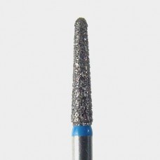 124-1116.8M FG #1116.8 (856.016) Medium Grit Round End Taper Disposable Diamond Bur, Pack of 25.