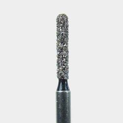 FG #1212.7 (881-012) Coarse Grit, Round End Cylinder Disposable Diamond Bur, Pack of 25.