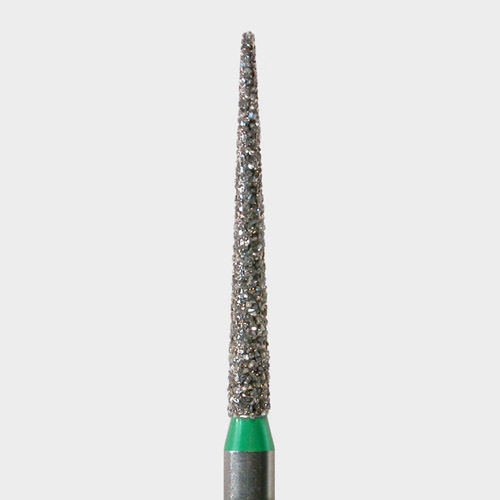 124-1312.11C FG #1312.11 (859.012) Coarse Grit, Extra Long Pointed Cone Disposable Diamond Bur, Pack of 25.