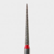 124-1312.11F FG #1312.11 (859.012) Fine Grit, Extra Long Pointed Cone Disposable Diamond Bur, Pack of 25.