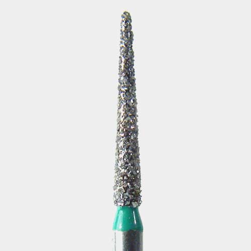 124-1314.10C FG #1314.10 (859.014) Coarse Grit, Pointed Cone Disposable Diamond Bur, Pack of 25.
