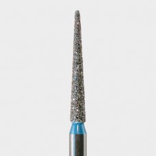 FG #1314.10 (859.014) Medium Grit, Pointed Cone Disposable Diamond Bur, Pack of 25.