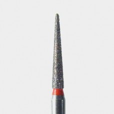 124-1314.8F FG #1314.8 Fine Grit, Pointed Cone Disposable Diamond Bur, Pack of 25.