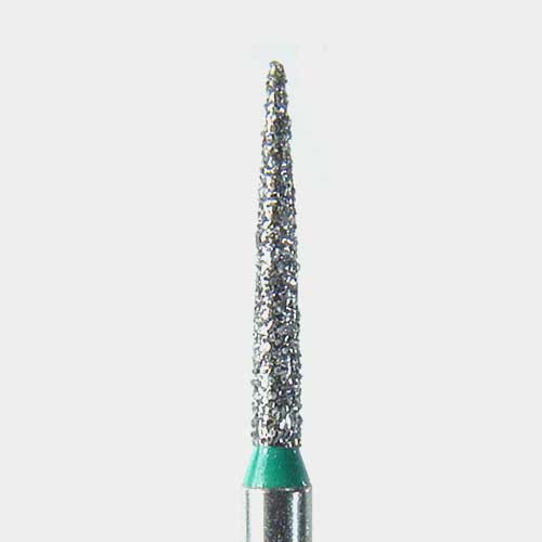 124-1510.8C FG #1510.8 (862.010) Coarse Flame shape Disposable Diamond Bur, Pack of 25.