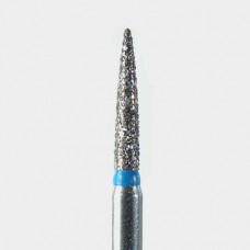 124-1512.6MS FG #1512.6 SS Short Shank (S862.012) Medium Grit, Flame shape Disposable Diamond Bur, Pack of 25.