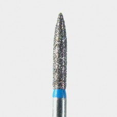 124-1516.8M FG #1516.8 (862.016) Medium Grit, Flame shape Disposable Diamond Bur, Pack of 25.