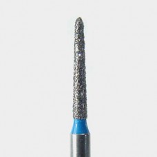 124-1712.8M FG #1712.8 (878K.012) Medium Grit, Pointed Taper Disposable Diamond Bur, Pack of 25.