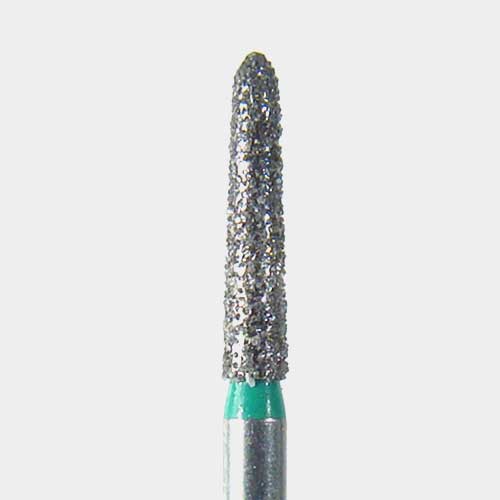 124-1716.8C FG #1716.8 Coarse Grit, Pointed Taper Disposable Diamond Bur, Pack of 25.