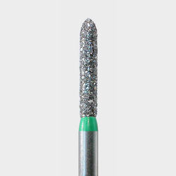 FG #1804.8 Coarse Grit, Beveled End Cylinder Disposable Diamond Bur, Pack of 25.