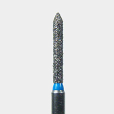124-1812.8M FG #1812.8 (885.012) Medium Grit, Beveled Cylinder Disposable Diamond Bur, Pack of 25.