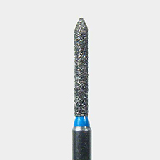 FG #1812.8 (885.012) Medium Grit, Beveled Cylinder Disposable Diamond Bur, Pack of 25.