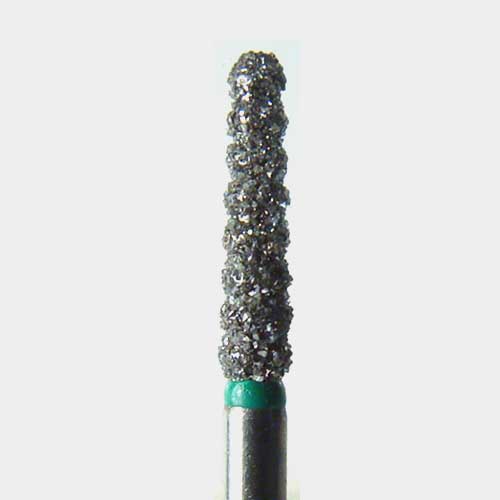 124-2218C FG #2218 (6055.018) Coarse Taper shape Gross Reduction Disposable Diamond Bur, Pack of 25.