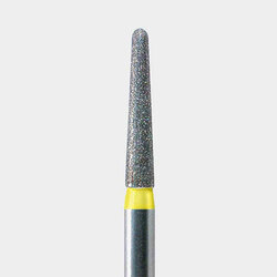 FG #3116.8 (856.016) Very Fine Grit, Round End Taper Disposable Diamond Bur, Pack of 25.