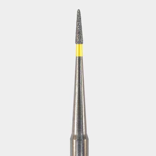 124-3310.3VF FG #3310.3 (858.008) Very Fine Grit, Pointed Cone Disposable Diamond Bur, Pack of 25.
