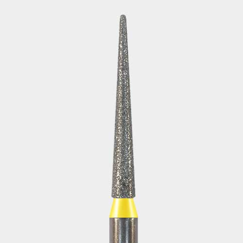 124-3314.10VF FG #3314.10 (858.014) Very Fine Grit, Pointed Cone Disposable Diamond Bur, Pack of 25.