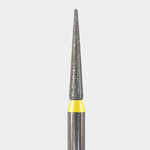 124-3314.8VF FG #3314.8 (858.014) Very Fine Grit, Pointed Cone Disposable Diamond Bur, Pack of 25.