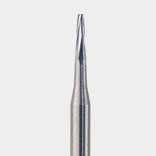 124-FG169 FG #169 Tapered Fissure Carbide Bur. Package of 50 Burs.