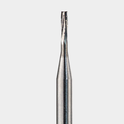 124-FG557 FG #557 Straight Fissure Crosscut Carbide Bur, 50/Pk. Sterilized.