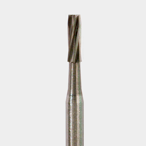 124-FG58 FG #58 Straight Fissure Carbide Bur, Package of 50 burs.