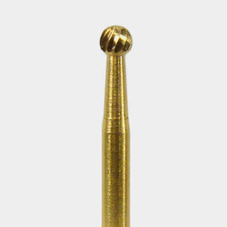 FG #7006 - 12 Blade, Round Shaped Trimming and Finishing Carbide Bur, Package of 25 Burs.