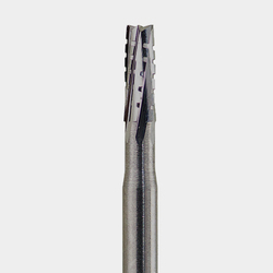 FG #702 Taper Fissure Crosscut Carbide Bur, Package of 50 burs.