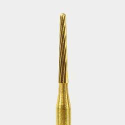 FG #7642 - 12 Blade, Long Taper Shaped Trimming and Finishing Carbide Bur, pack of 25 burs.