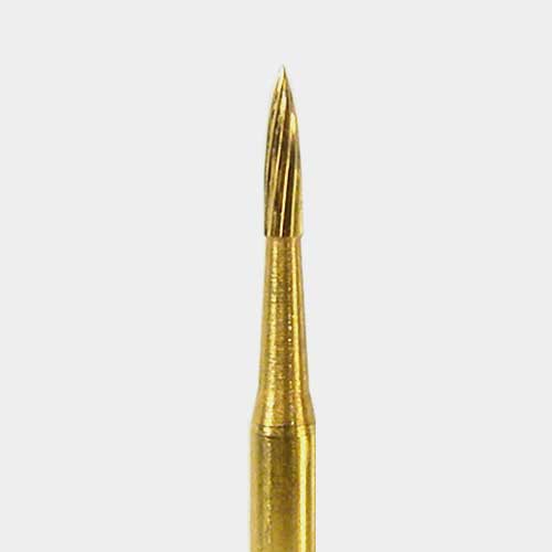 124-FG7901 FG #7901 12 Blade Needle Shaped T and F Bur. Package of 25 Burs.