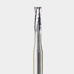 FG #558 SL (Surgical Length) Straight Fissure Crosscut Carbide Burs, Pack of 25 burs.