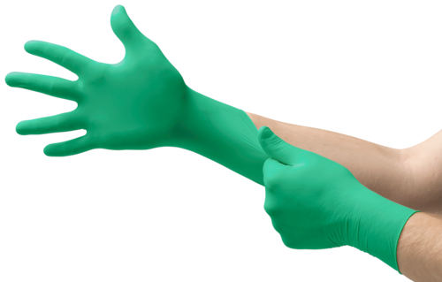 600-C522 NeoGard PF Chloroprene Gloves Medium, 100/bx