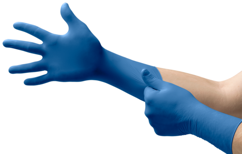 600-USE-880-3XL Nitrile glove: Non-Sterile, Powder-free, Textured, Beaded Extended Cuff