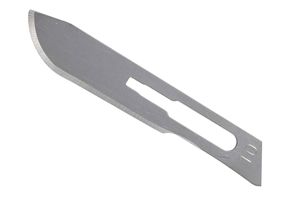Myco #10 Sterile Carbon Steel Surgical Blades, 100/bx