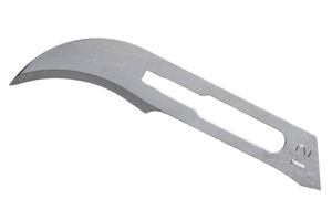 Myco #12 Sterile Carbon Steel Surgical Blades, 100/bx