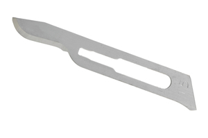 Myco #15 Sterile Carbon Steel Surgical Blades, 100/bx