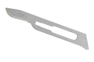 Myco #15 Sterile Stainless Steel Surgical Blades, 100/bx