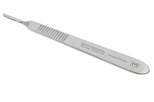 Myco #3 Bard Parker Style Stainless Steel Blade Handle, Each