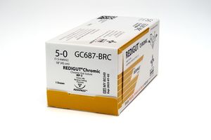 Myco 5/0, 18" Chromic Gut Suture With C-3 Needle 12/bx